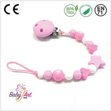 SCHNULLERKETTE BABYJART MIT NAME