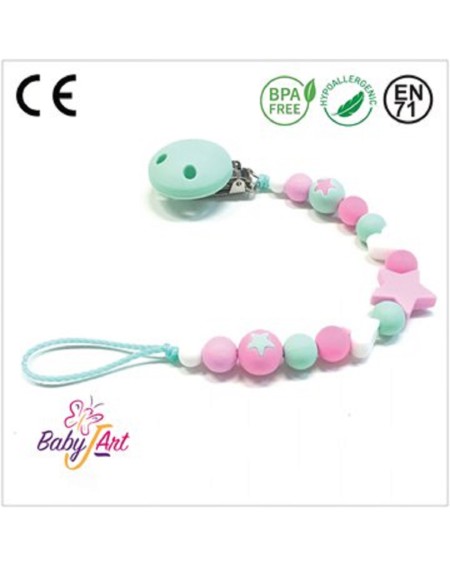 PACIFIER CHAIN BABYJART WITH NAME