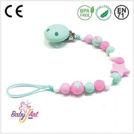 SCHNULLERKETTE BABYJART MIT NAME