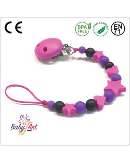 PACIFIER CHAIN BABYJART WITH NAME