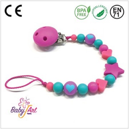 SCHNULLERKETTE BABYJART MIT NAME