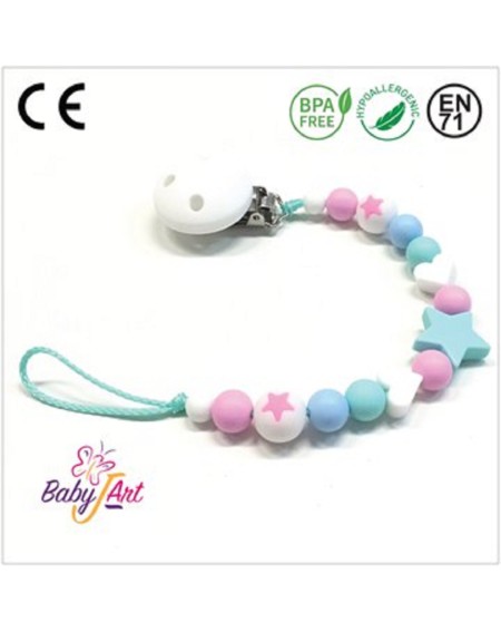 PACIFIER CHAIN BABYJART WITH NAME