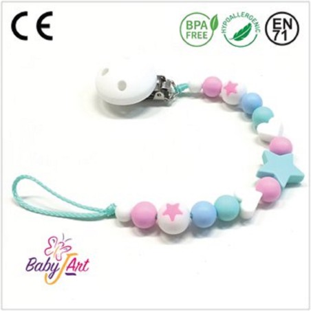 SCHNULLERKETTE BABYJART MIT NAME