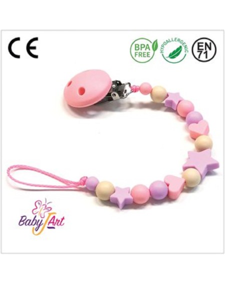 PACIFIER CHAIN BABYJART WITH NAME