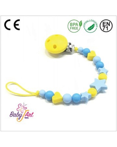 PACIFIER CHAIN BABYJART WITH NAME