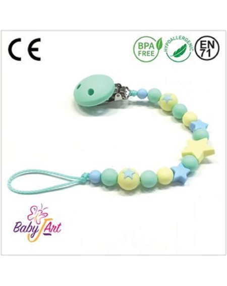 PACIFIER CHAIN BABYJART WITH NAME