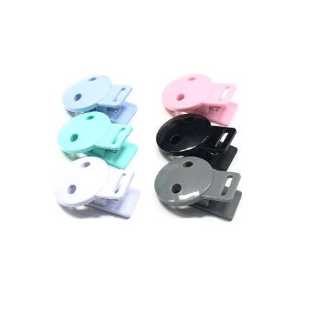 CLIP TONDA A PINZA IN PLASTICA