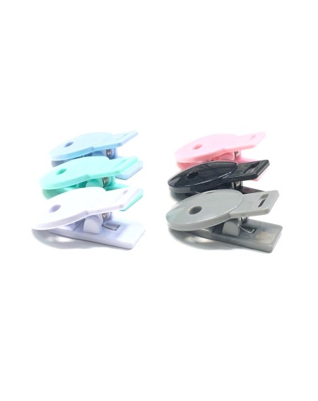 FLAT ROUND HEAD PACIFIER CLIP