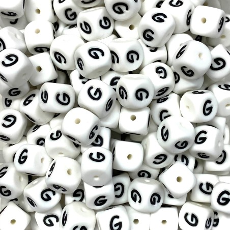 KIT 50 pcs Silicone alphabet letters 12mm
