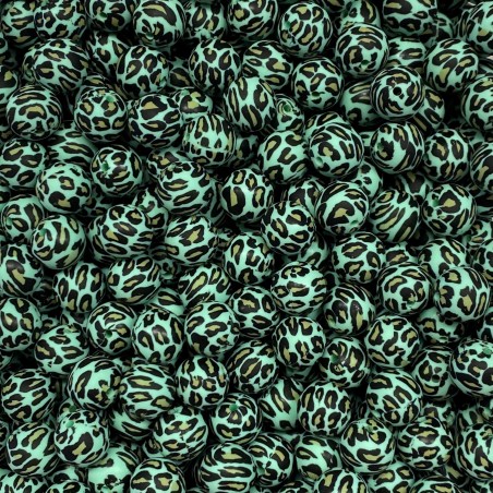 Silikonspottedperlen 15mm