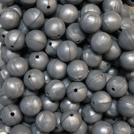 Kit 30 pcs Silicone beads 15mm