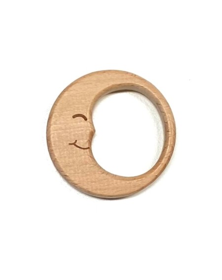 ROUND WOODEN MOON