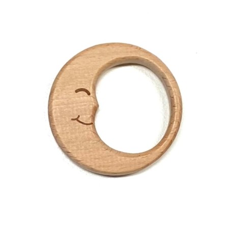 ROUND WOODEN MOON