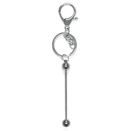 Porte-clés À PERSONNALISER COULEUR ARGENT