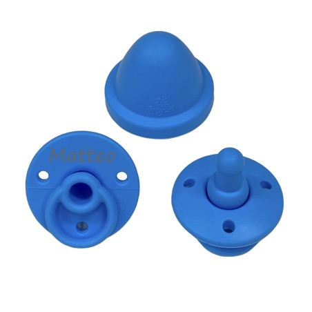 PERSONALISIEREN Schnuller aus Silikon SKYBLAU