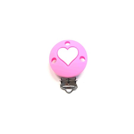 CLIP ROUND WITH HEART